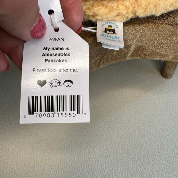 Jellycat Fran Pancakes NEW! FAST SHIP Jellycat Amuseables Pancakes - Picture 7 of 8